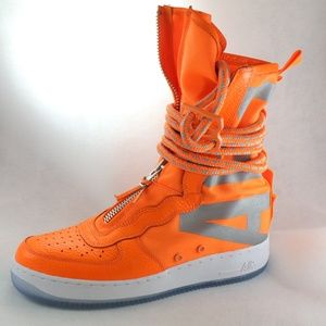 nike sf air force 1 high total orange